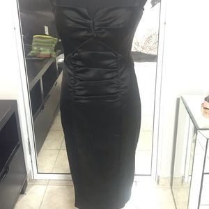 Black  Shinny Coctail Dress